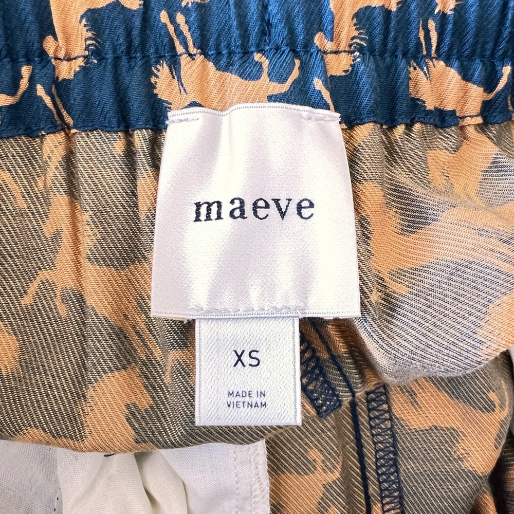 Anthropologie - Maeve The Brooklin Pull-on Pants - Year of Horse Design - XS - Picture 7 of 8